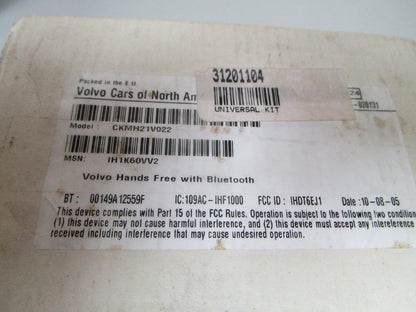 NEW OEM 8640102 31201104 Volvo Penta Universal Handsfree Bluetooth Kit 0720