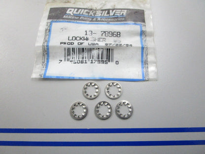 NEW OEM (LOT OF 5) 13-78968 Mercury Quicksilver Lockwasher 0810