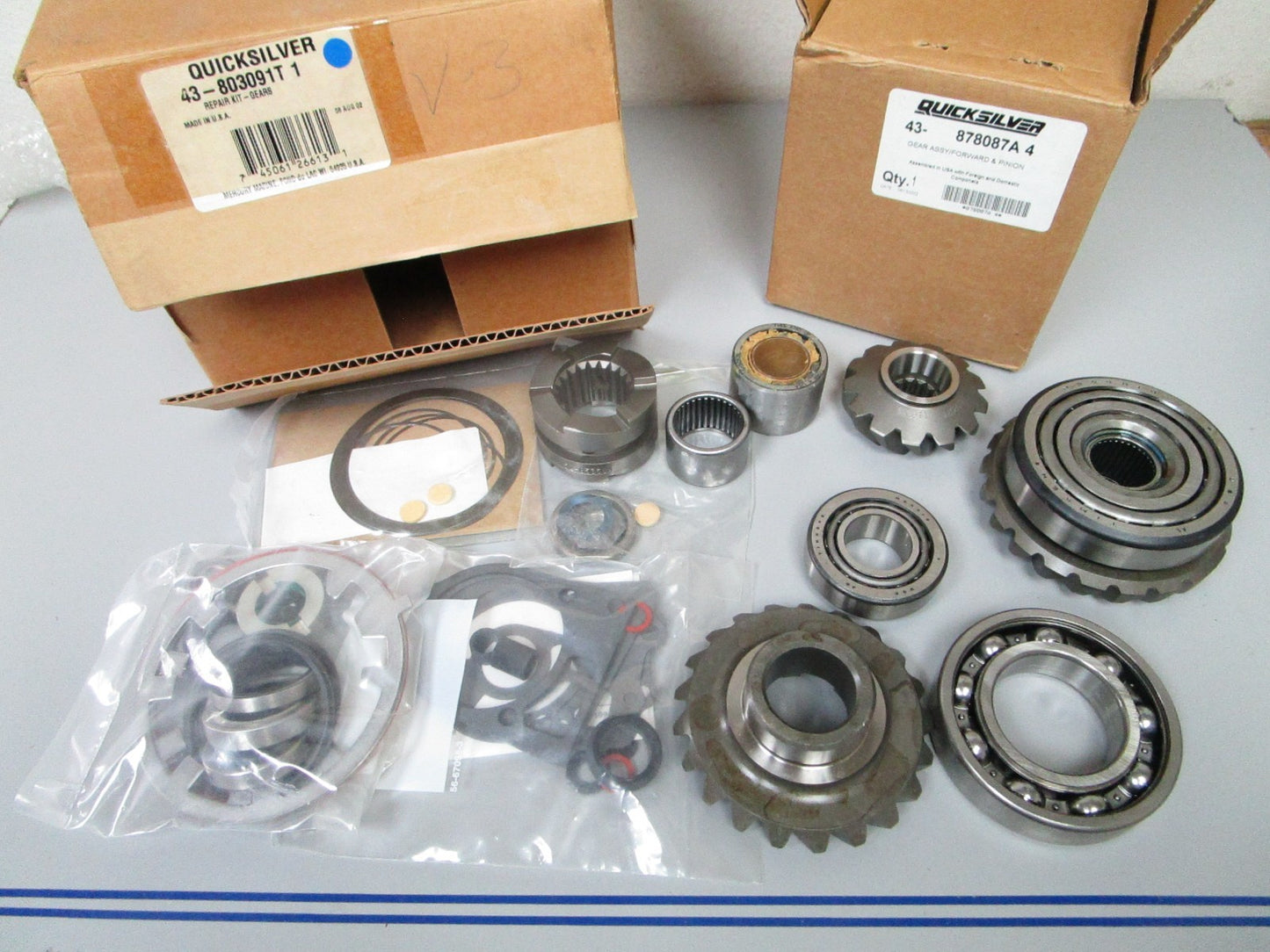 *NEW OEM* 0720 Mercury Quicksilver Gear Set Repair Kit 878087A4 43-803091T1