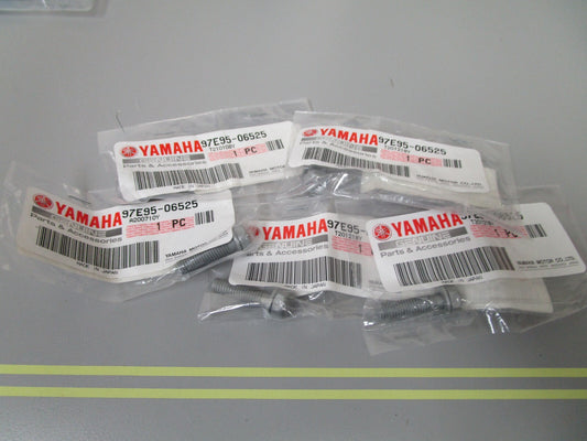 *NEW OEM* (LOT OF 5) 0810 Yamaha Hexagon w/ Deep Recess Bolt 97E95-06525-00
