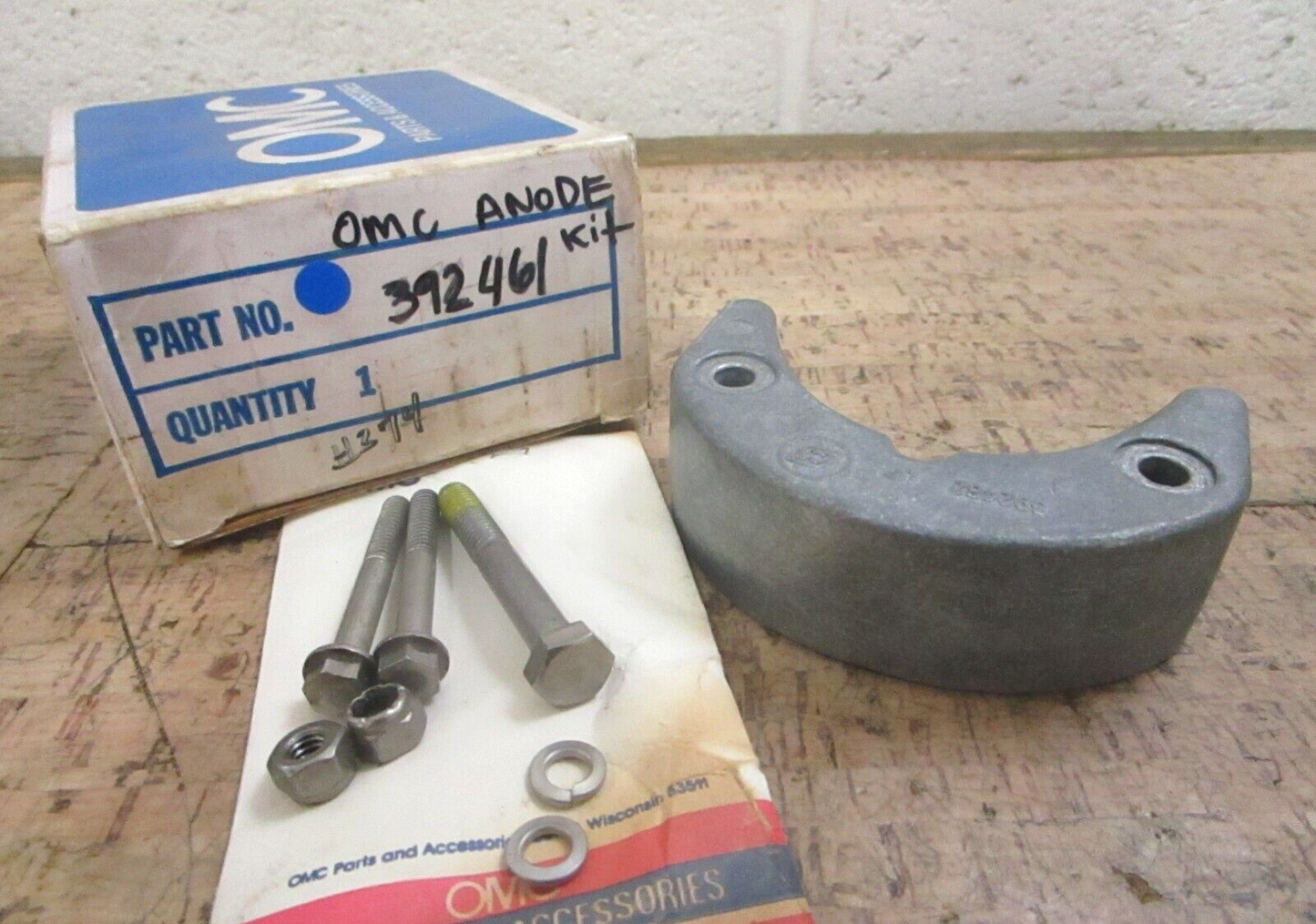 *NEW OEM* 0780 OMC Johnson Evinrude Anode Kit 392461 0392461