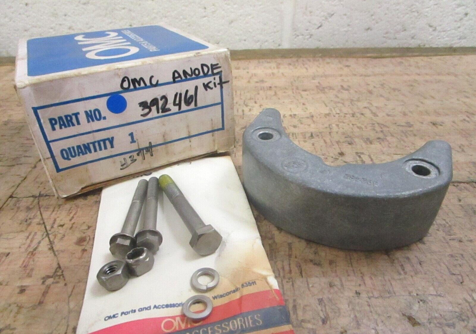 *NEW OEM* 0780 OMC Johnson Evinrude Anode Kit 392461 0392461