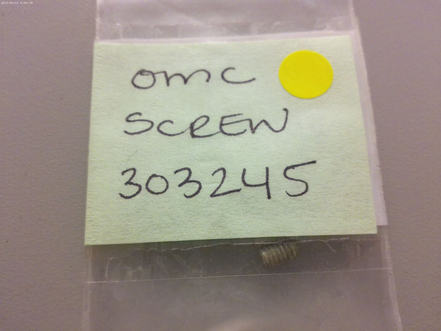 *NEW OEM* (LOT OF 3) 0810 OMC Johnson Evinrude Screw 303245 0303245