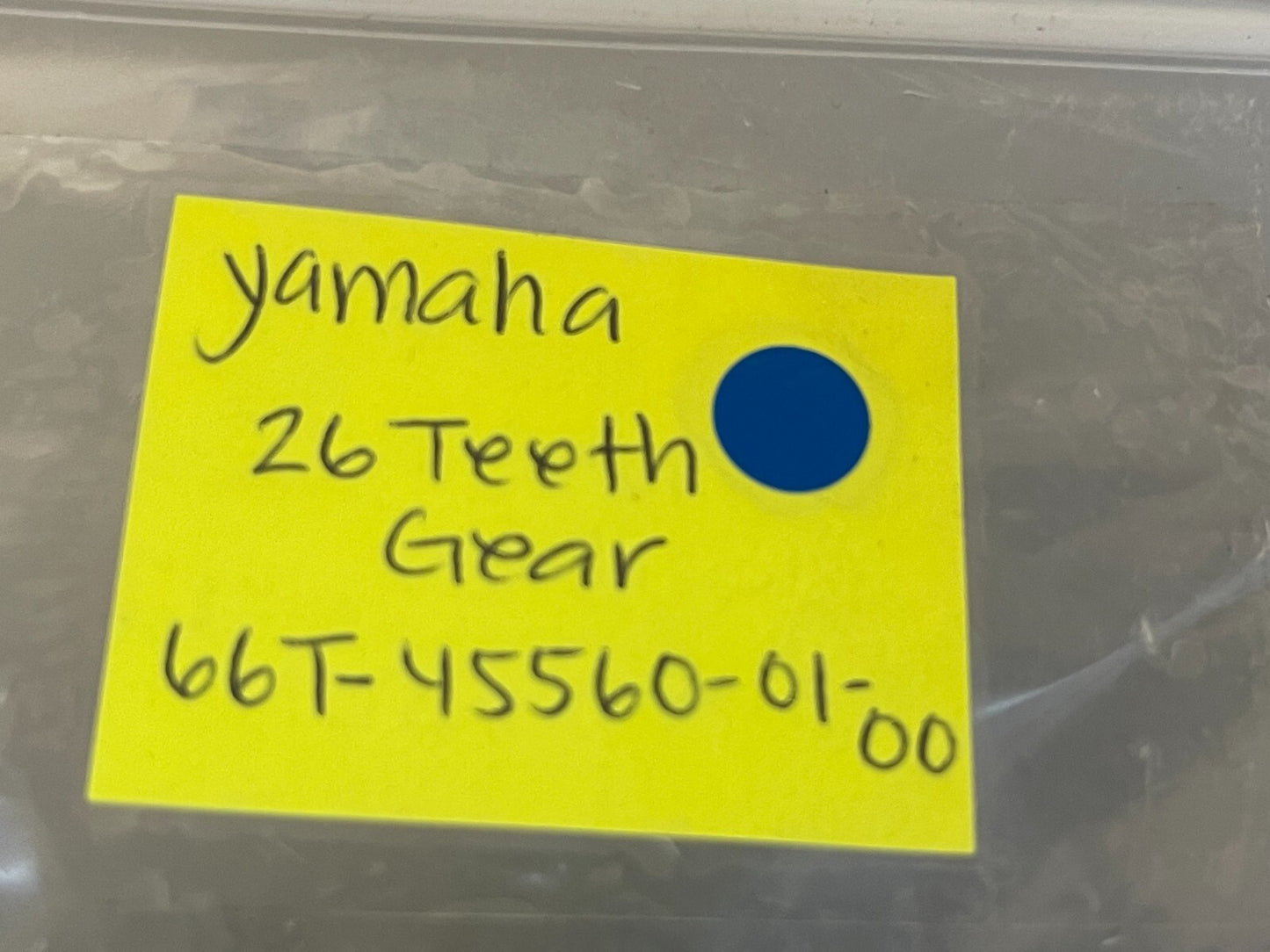 *NEW OEM* 0810 Yamaha 26 Teeth Gear 66T-45560-01-00