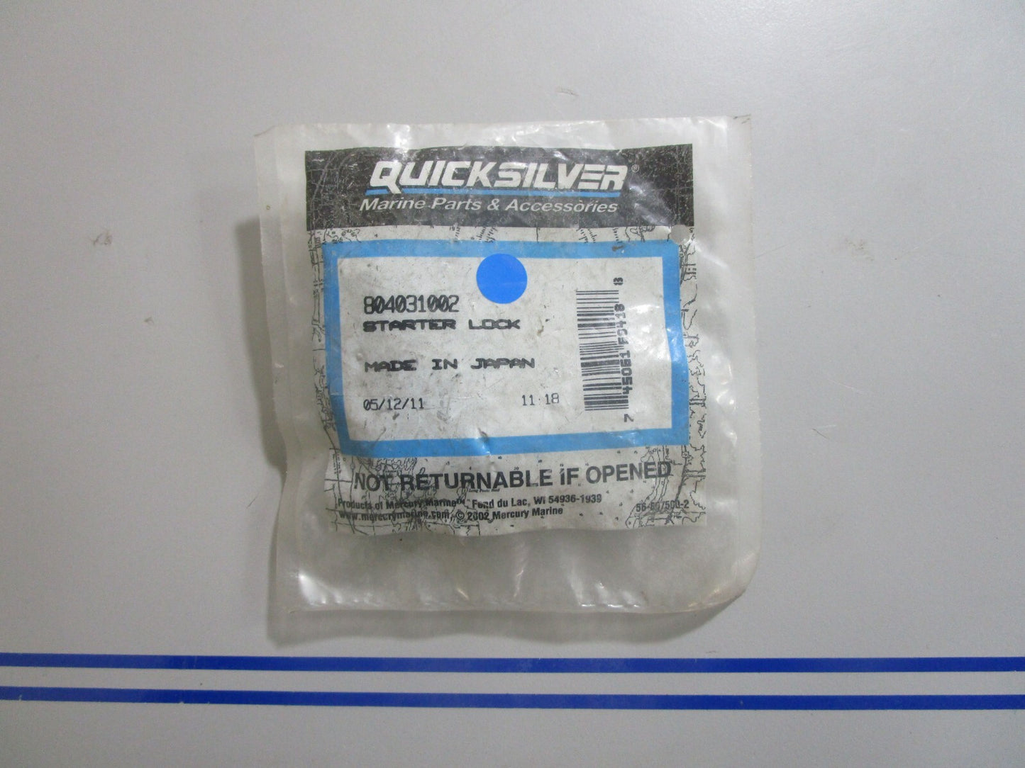 *NEW OEM* 0770 Mercury Quicksilver Starter Lock 804031002