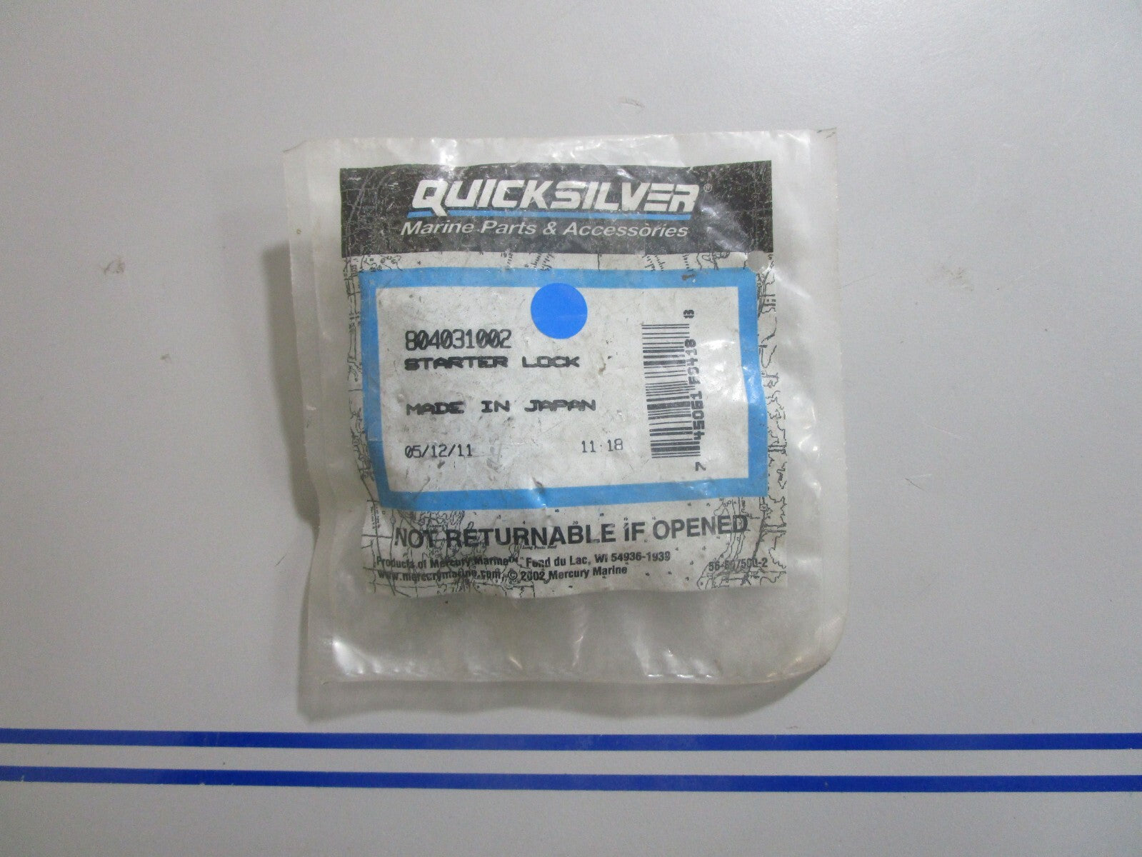 *NEW OEM* 0770 Mercury Quicksilver Starter Lock 804031002