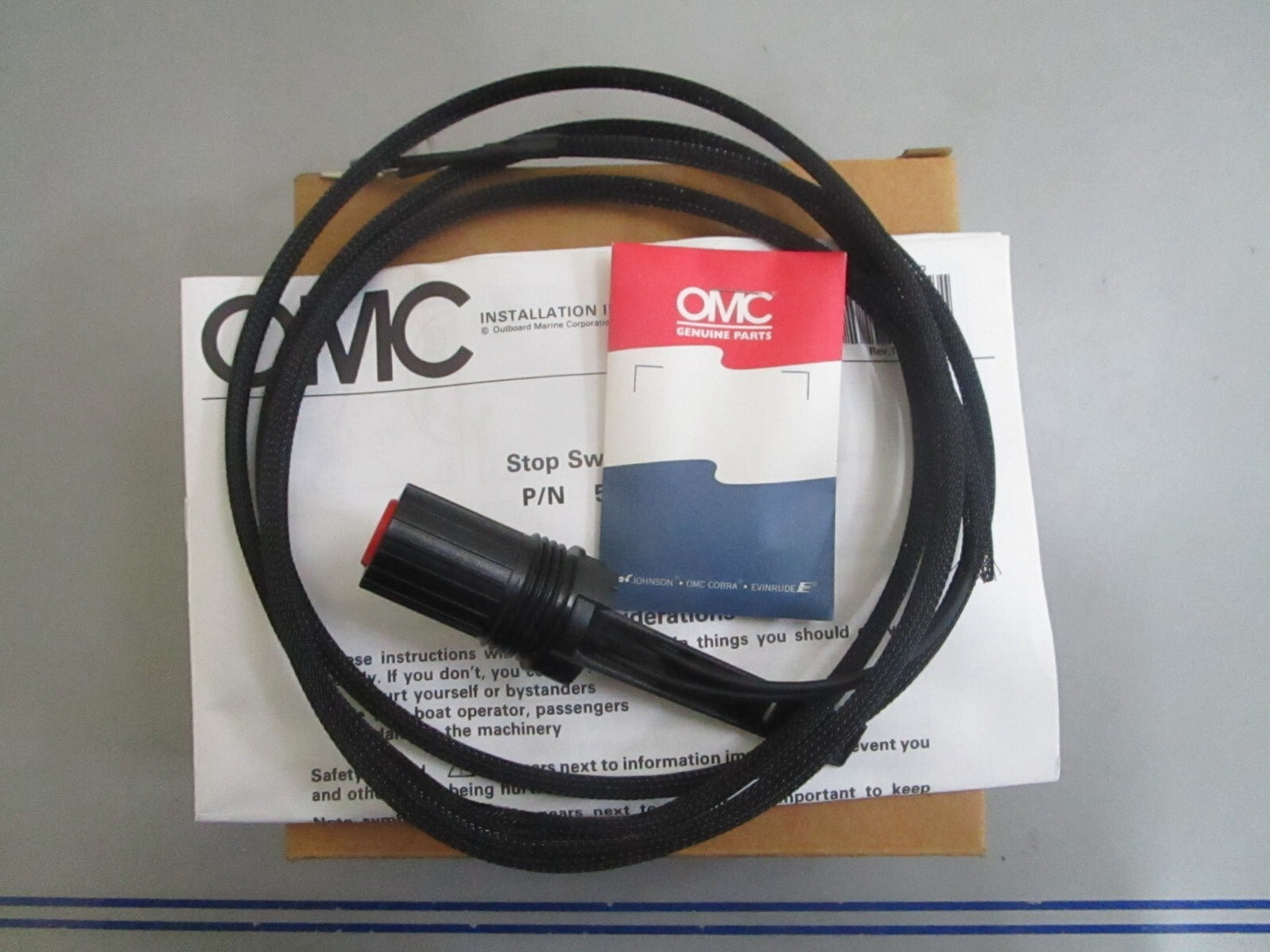 *NEW OEM* 0820 OMC Johnson Evinrude Idle Stop Switch Kit Ay 583975 0583975