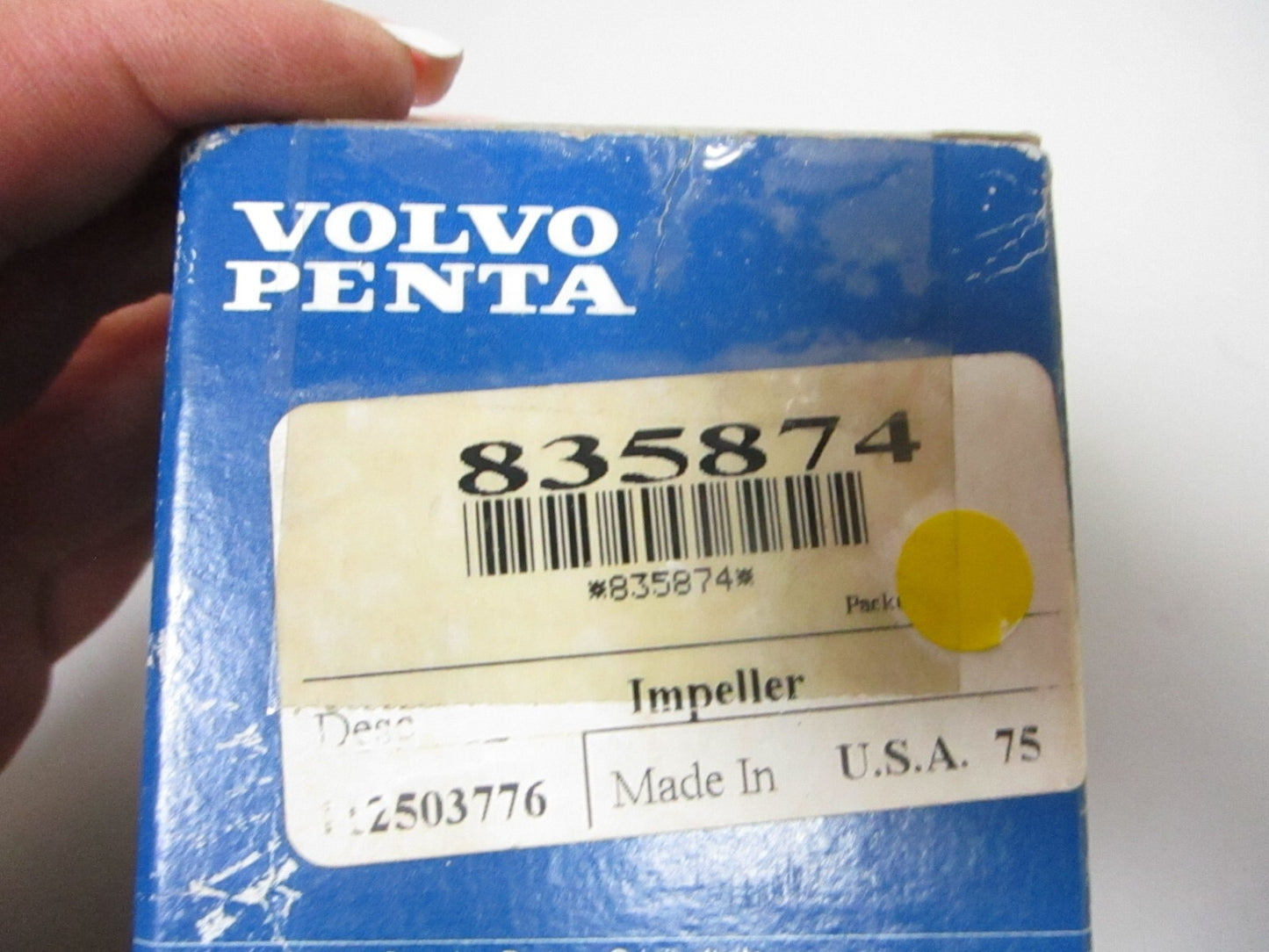 *NEW OEM* 0720 Volvo Penta Impeller 835874