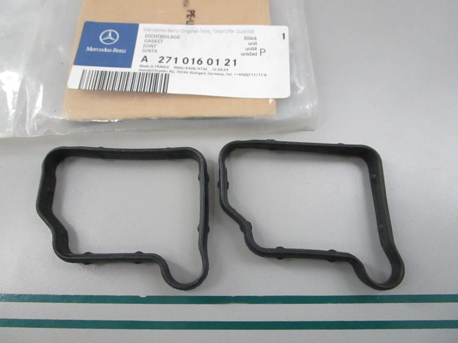 NEW OEM (LOT OF 2) A2710160121 Mercedes-Benz Gasket 0810