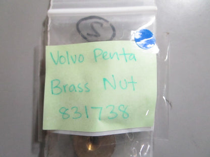 *NEW OEM* 0810 Volvo Penta Brass Nut 831738