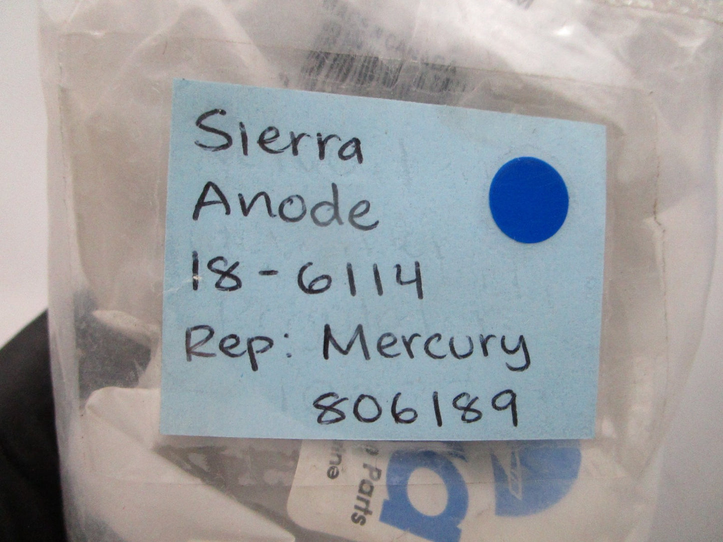 NEW 18-6114 Replaces: Mercury 806189 Sierra Anode 0810