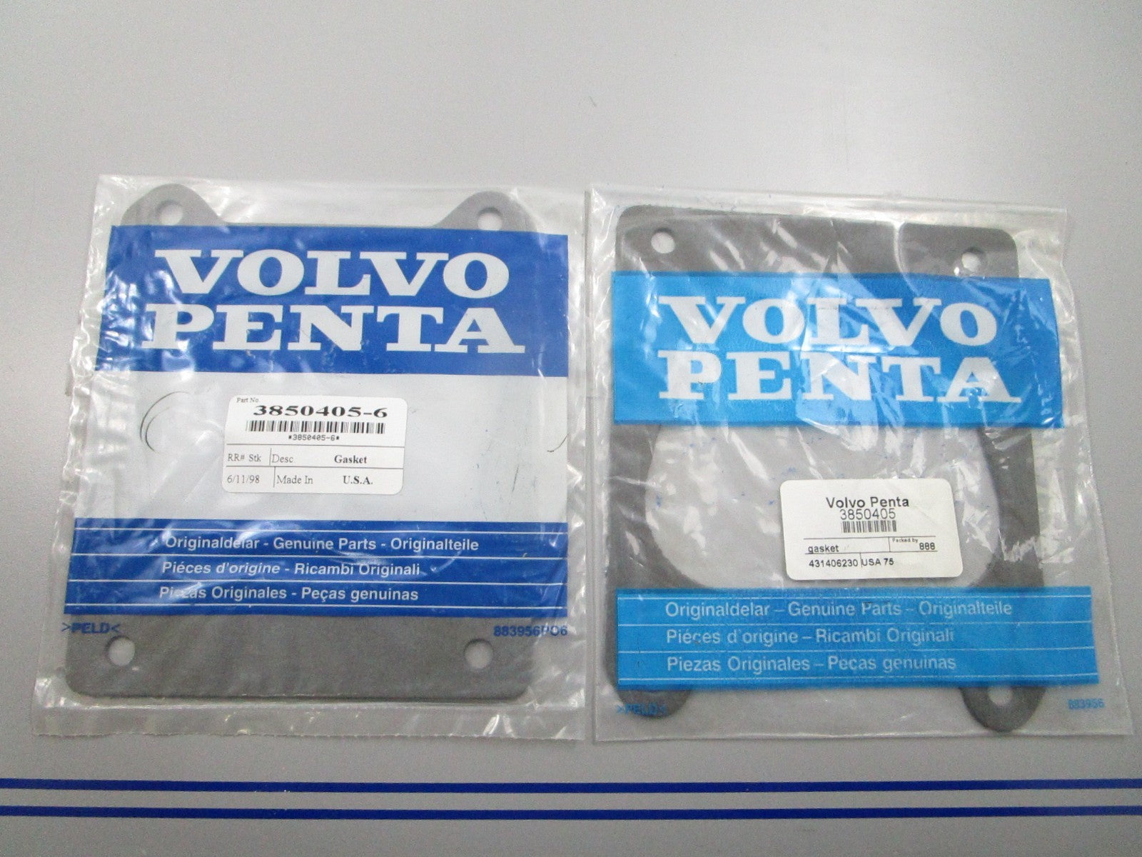 *NEW OEM* (LOT OF 2) 0810 Volvo Penta Gasket 3850405
