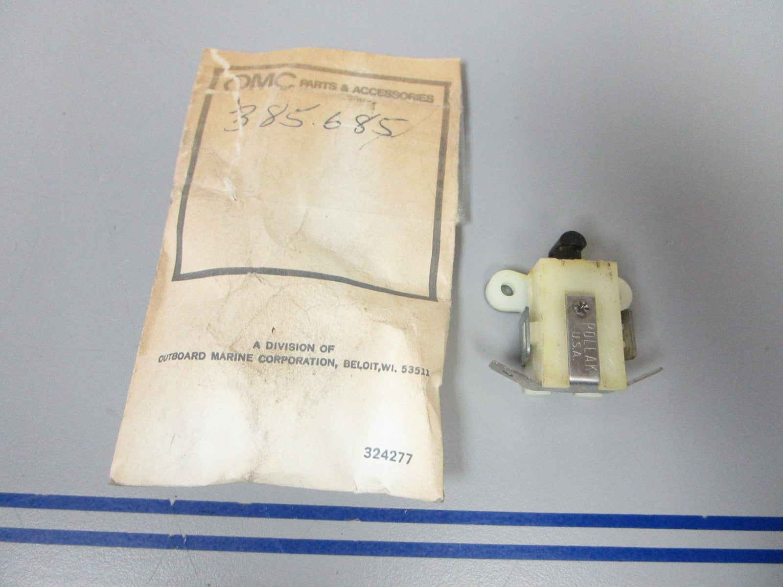*NEW OEM* 0720 OMC Johnson Evinrude Safety Switch 385685 0385685