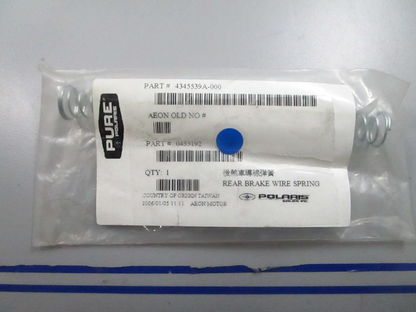 *NEW OEM* 0810 Polaris Rear Brake Wire Spring 0453192
