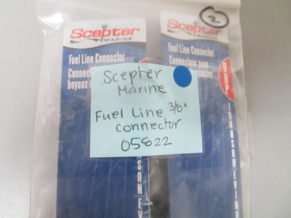 *NEW* 0770 Scepter Marine Fuel Line 3/8 Connector 05822 FITS Johnson Evinrude