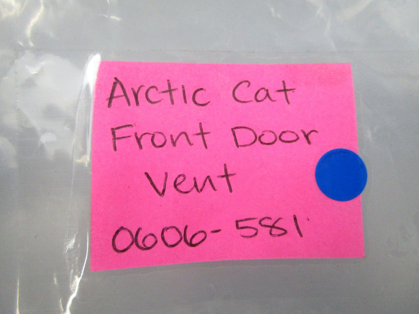 NEW OEM 0606-581 Arctic Cat Front Door Vent 0810