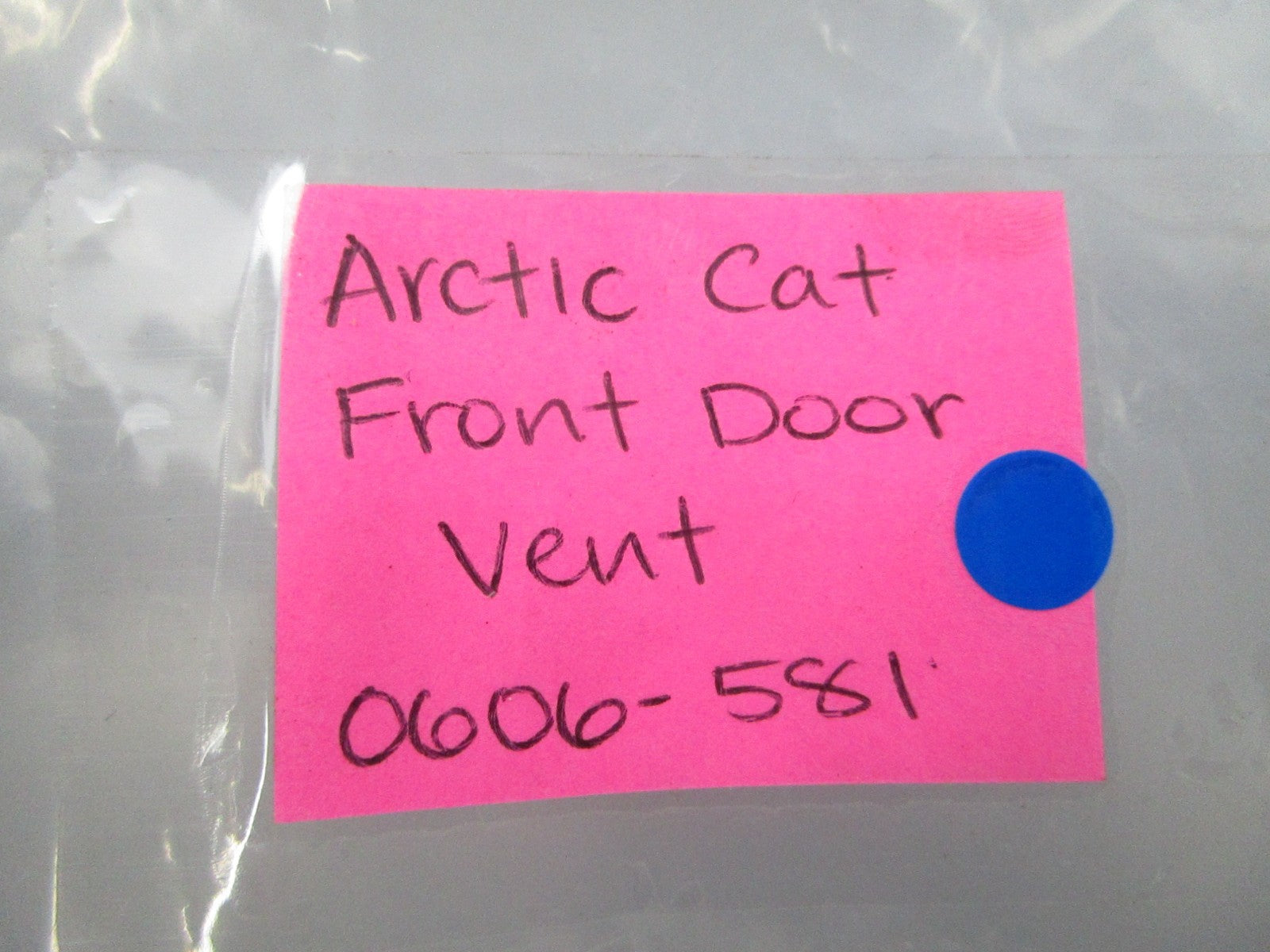 NEW OEM 0606-581 Arctic Cat Front Door Vent 0810