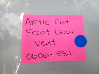 NEW OEM 0606-581 Arctic Cat Front Door Vent 0810