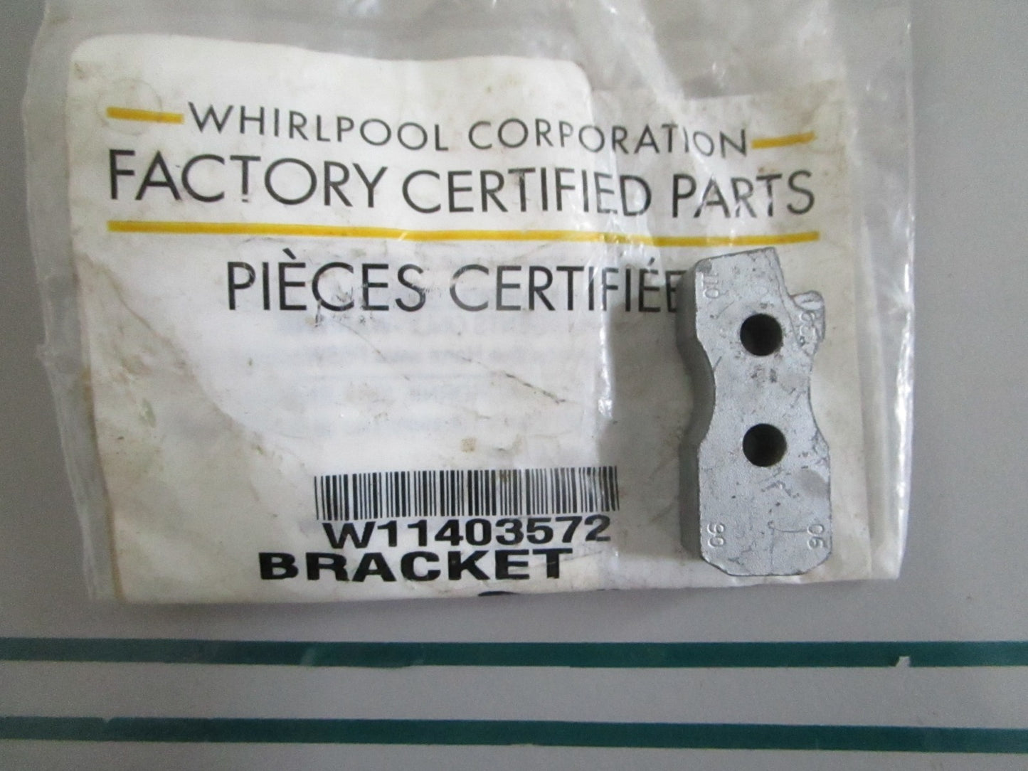 Whirlpool NEW OEM Appliance Bracket W11403572 NOS Genuine Factory Part 0820