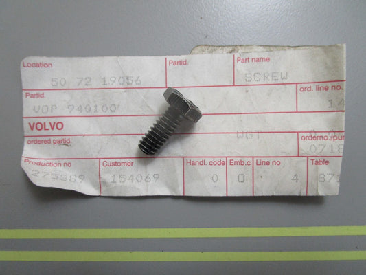 *NEW OEM* 0810 Volvo Penta Hexagon Screw 940100