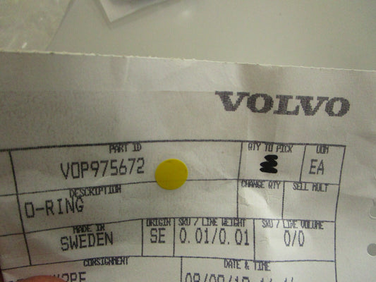 *NEW OEM* (LOT OF 3) 0750 Volvo Penta O-RING 975672