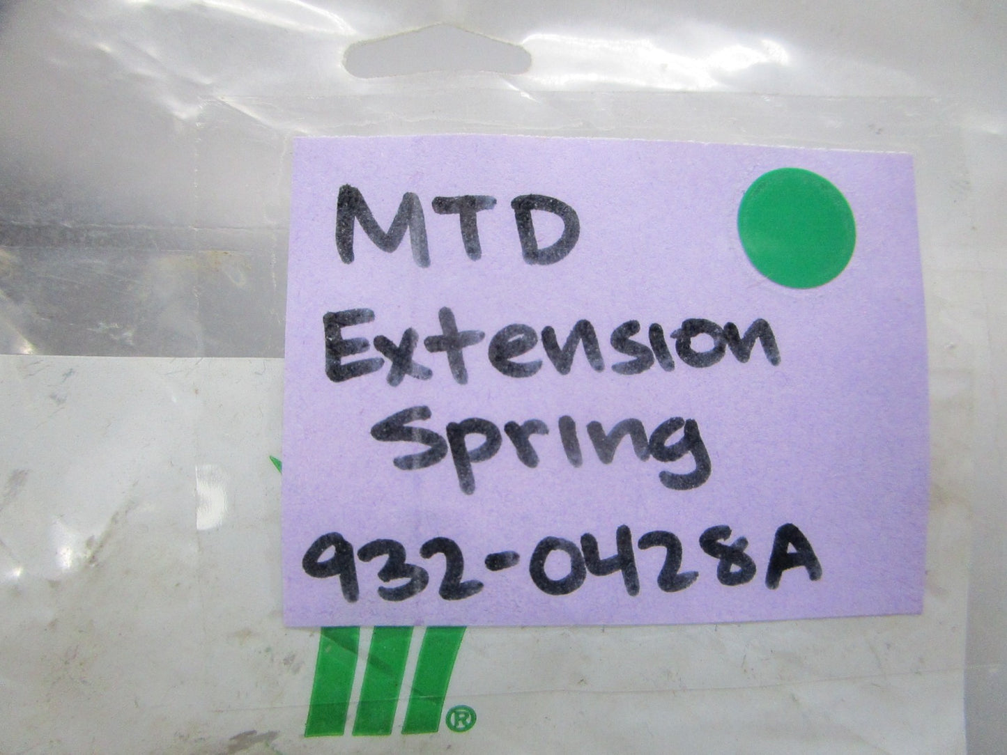 NEW OEM 932-0428A MTD Extension Spring 0810