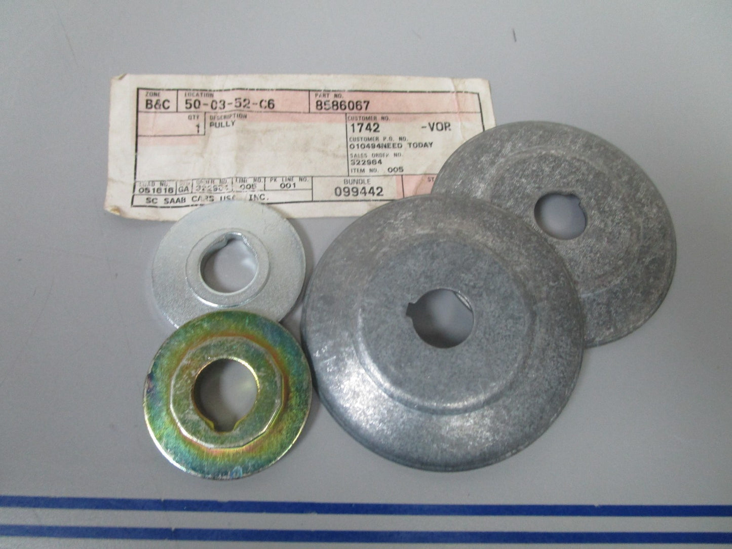 *NEW OEM* 0720 SAAB Pulley Assembly 8586067