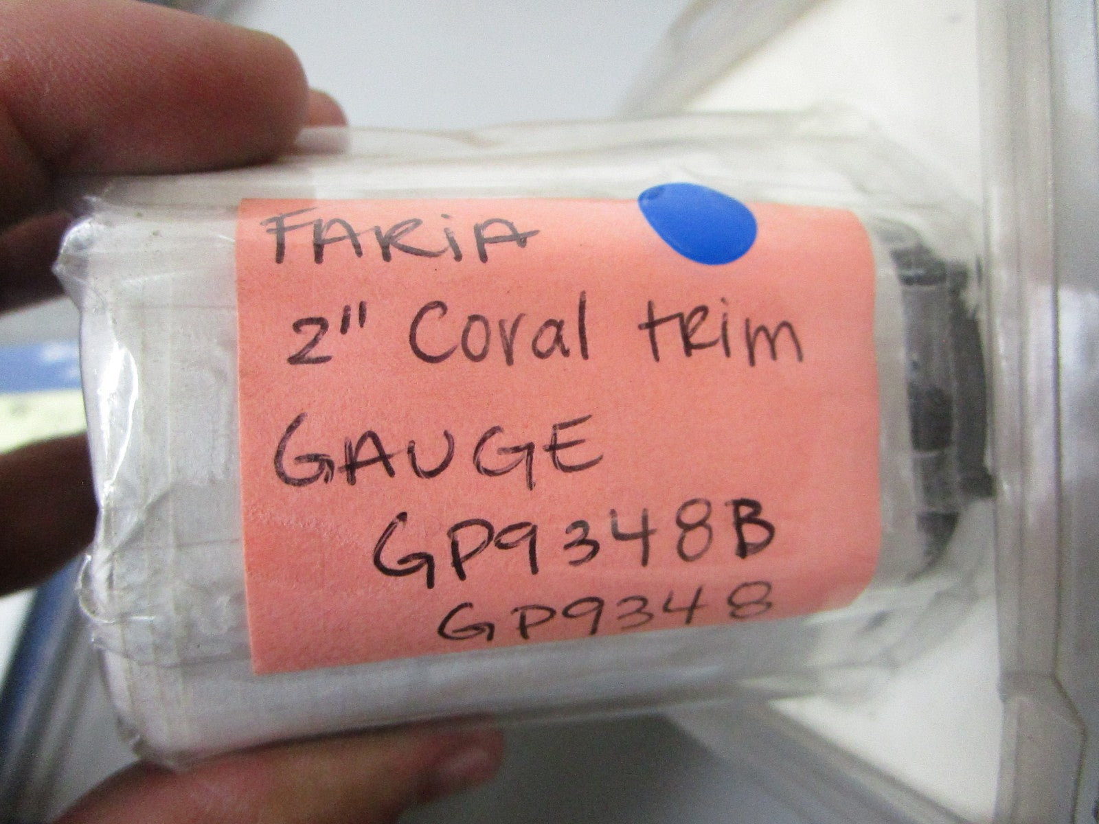 *NEW OEM* 0720 Faria 2" Coral Trim Gauge GP9348B GP9348