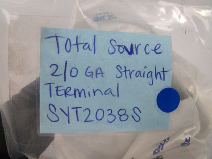 NEW SYT2038S Total Source 2/0 GA Straight Terminal 0810