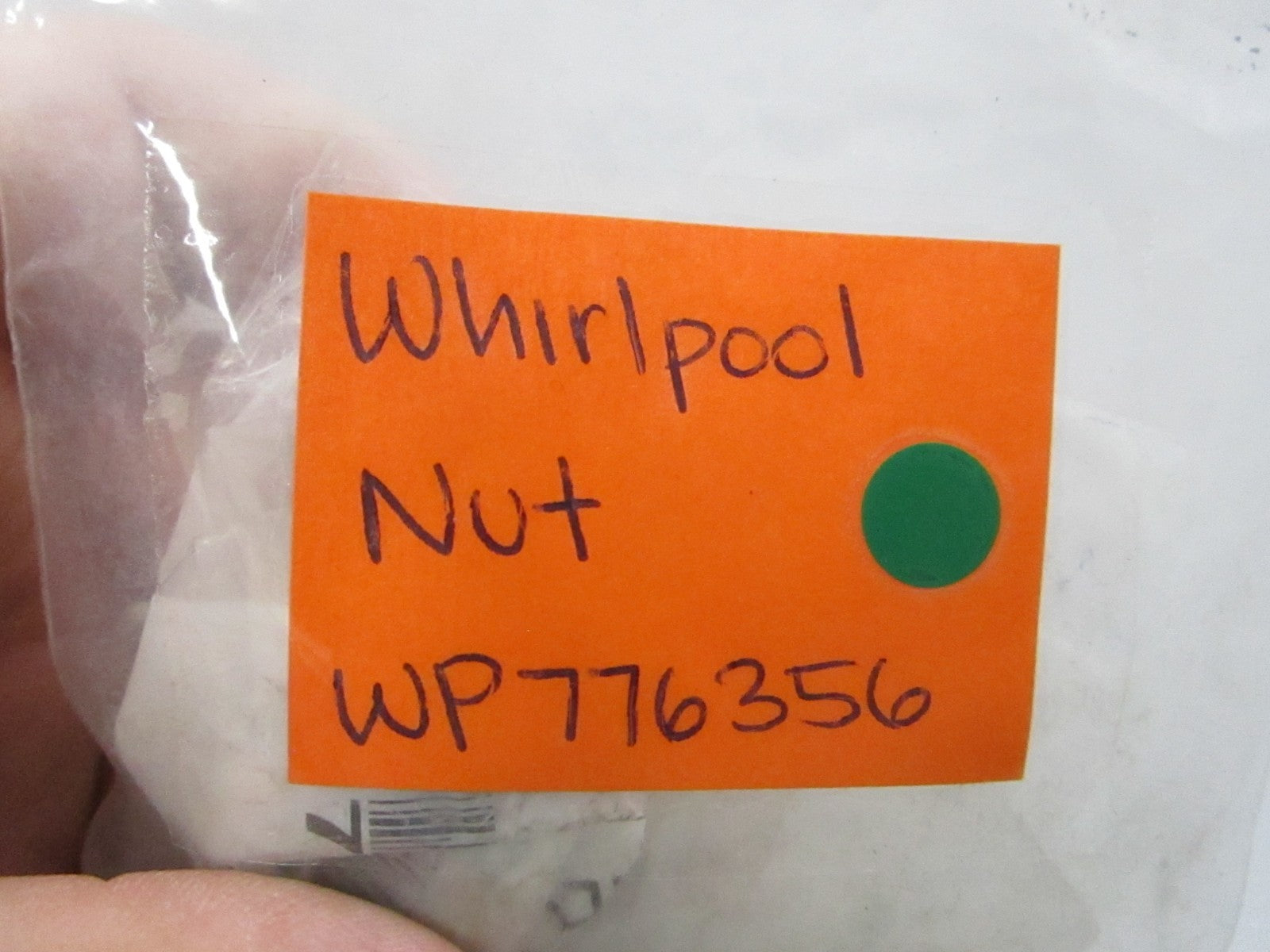 Whirlpool NEW OEM Trash Compactor Roller Wheel Lock Nut WP776356 NOS 0810