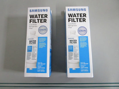 Samsung NEW OEM Refrigerator Water Filter LOT OF 2 DA97-17376B HAF-QIN/EXP 0820