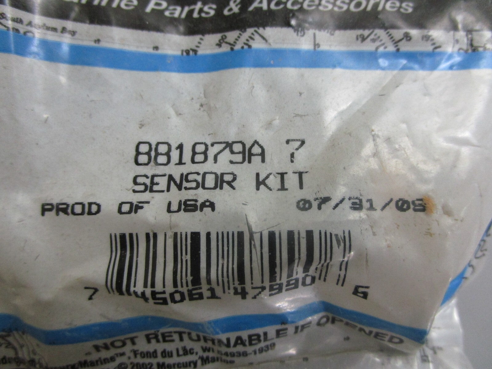 *NEW OEM* 0820 Mercury Quicksilver Sensor Kit 88187A7