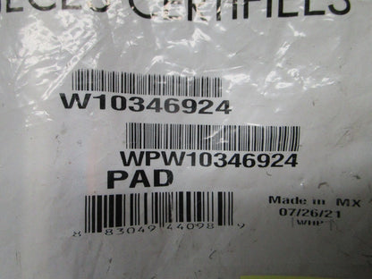 *NEW OEM* 0820 Whirlpool Refrigerator Actuator Pad W10346924