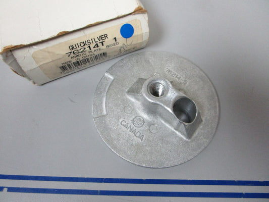 *NEW OEM* 0820 Mercury Quicksilver Boxed Anodic Plate 76214T1