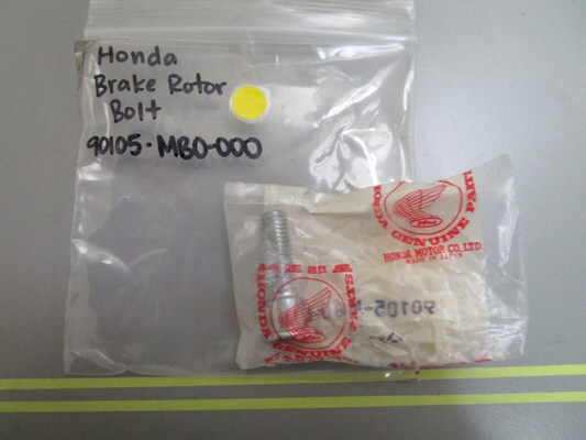 *NEW OEM* 0810 Honda Brake Rotor Bolt 90105-MB0-000