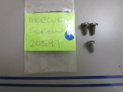 *NEW OEM* (LOT OF 3) 0810 Mercury Quicksilver Screw 20597