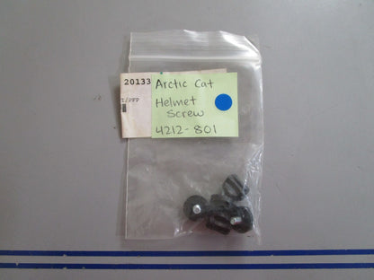 *NEW* (LOT OF 5) 0770 Arctic Cat Helmet Screw 4212-801