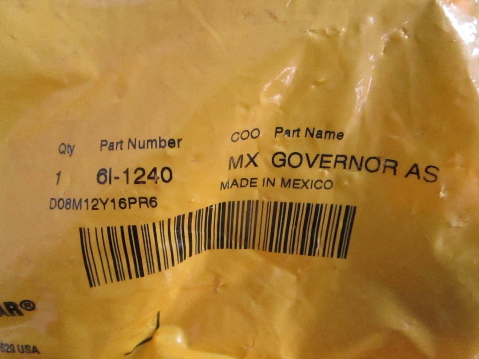 NEW OEM 6I-1240 CAT Port Air Compressor Governor 0820
