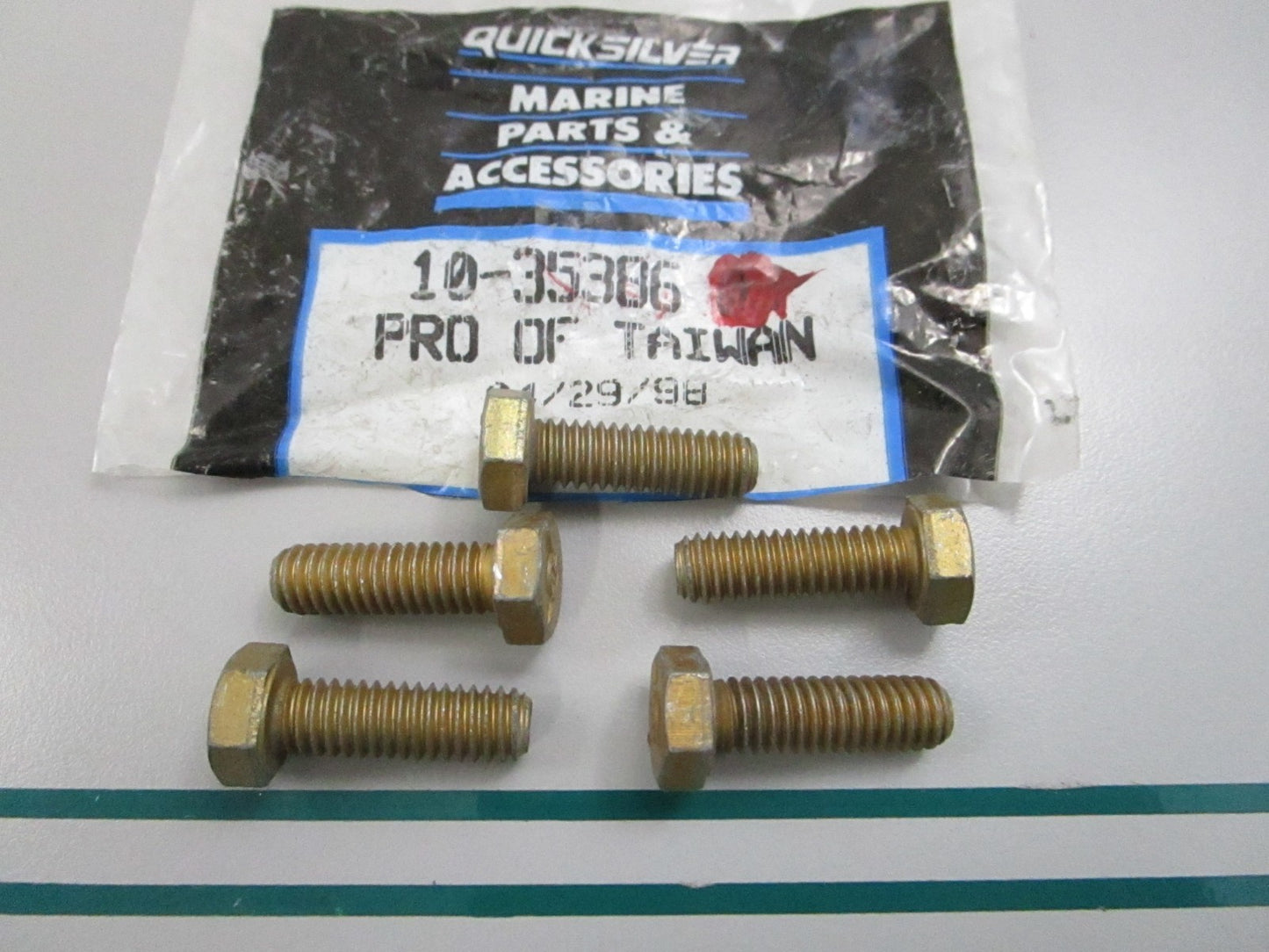 NEW OEM (LOT OF 5) 10-35386 Mercury Quicksilver Screw 0810