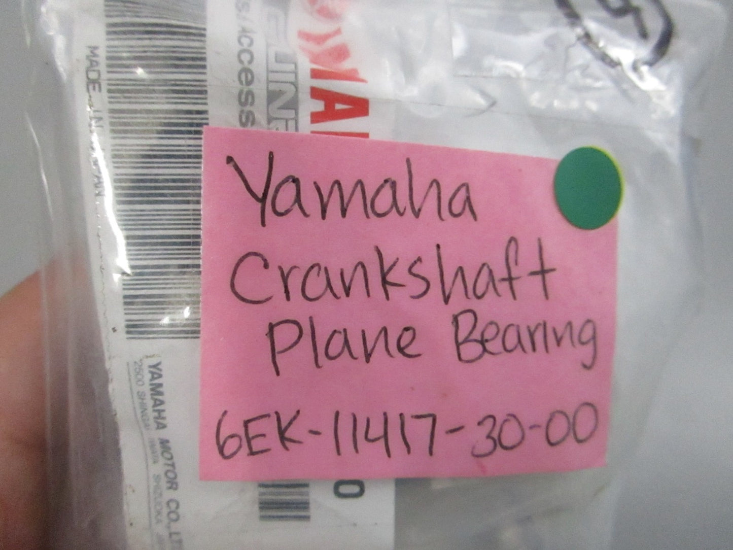 NEW OEM 6EK-11417-30-00 Yamaha Crankshaft Plane Bearing 0810