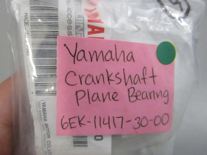 NEW OEM 6EK-11417-30-00 Yamaha Crankshaft Plane Bearing 0810