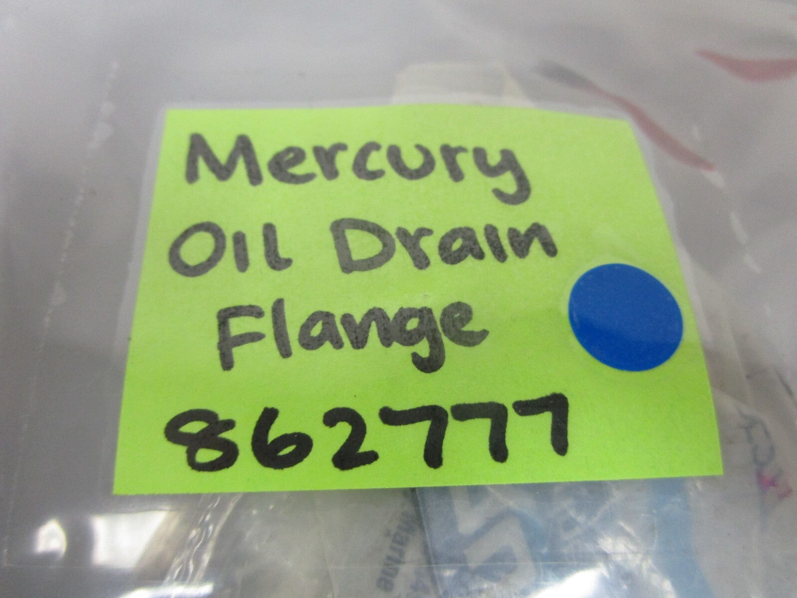 *NEW OEM* 0720 Mercury Quicksilver Oil Drain Flange 862777