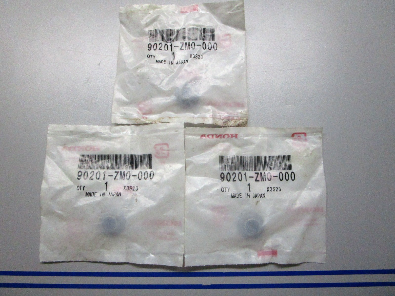 *NEW OEM* (LOT OF 3) 0810 Honda Flange Nut 90201-ZM0-000