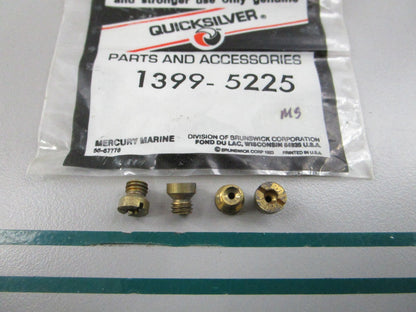 NEW OEM (LOT OF 4) 1399-5225 Mercury Quicksilver .054 Main Jet 0810