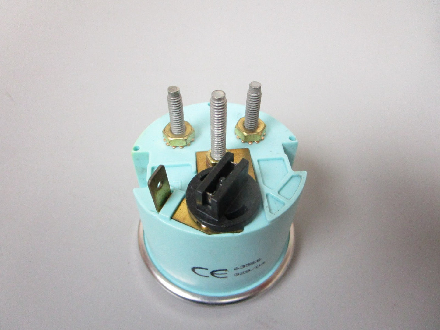 NEW OEM 63566 Teleflex Beige  Fuel Gauge Chrome Bezel 0720