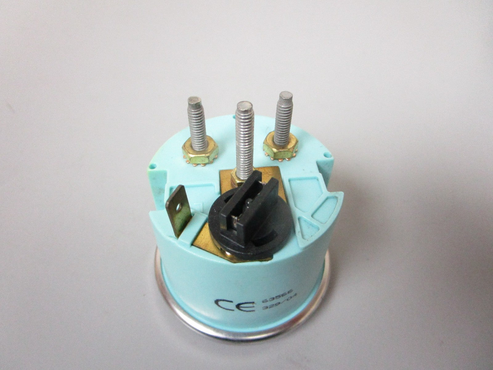 NEW OEM 63566 Teleflex Beige  Fuel Gauge Chrome Bezel 0720