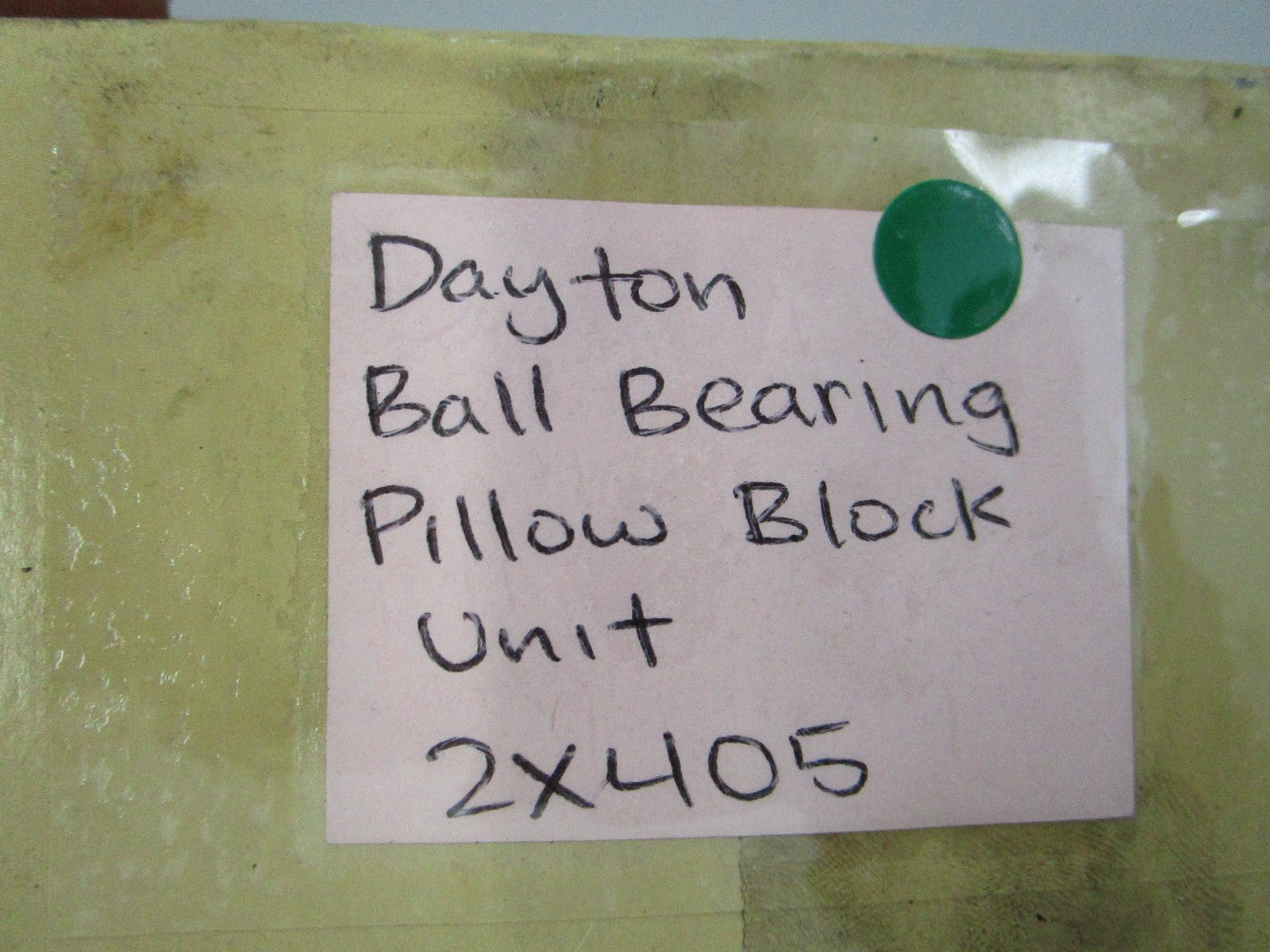 NEW 2X405 Dayton Ball Bearing Pillow Block Unit 0810