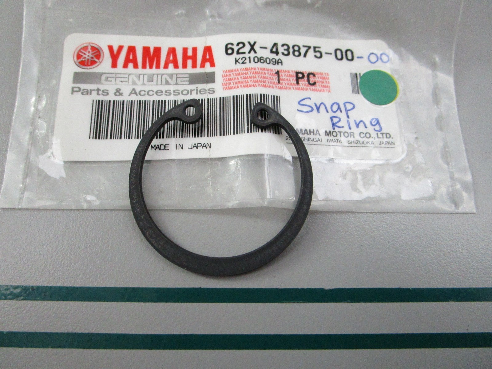 NEW OEM 62X-43875-00-00 Yamaha Snap Ring 0810