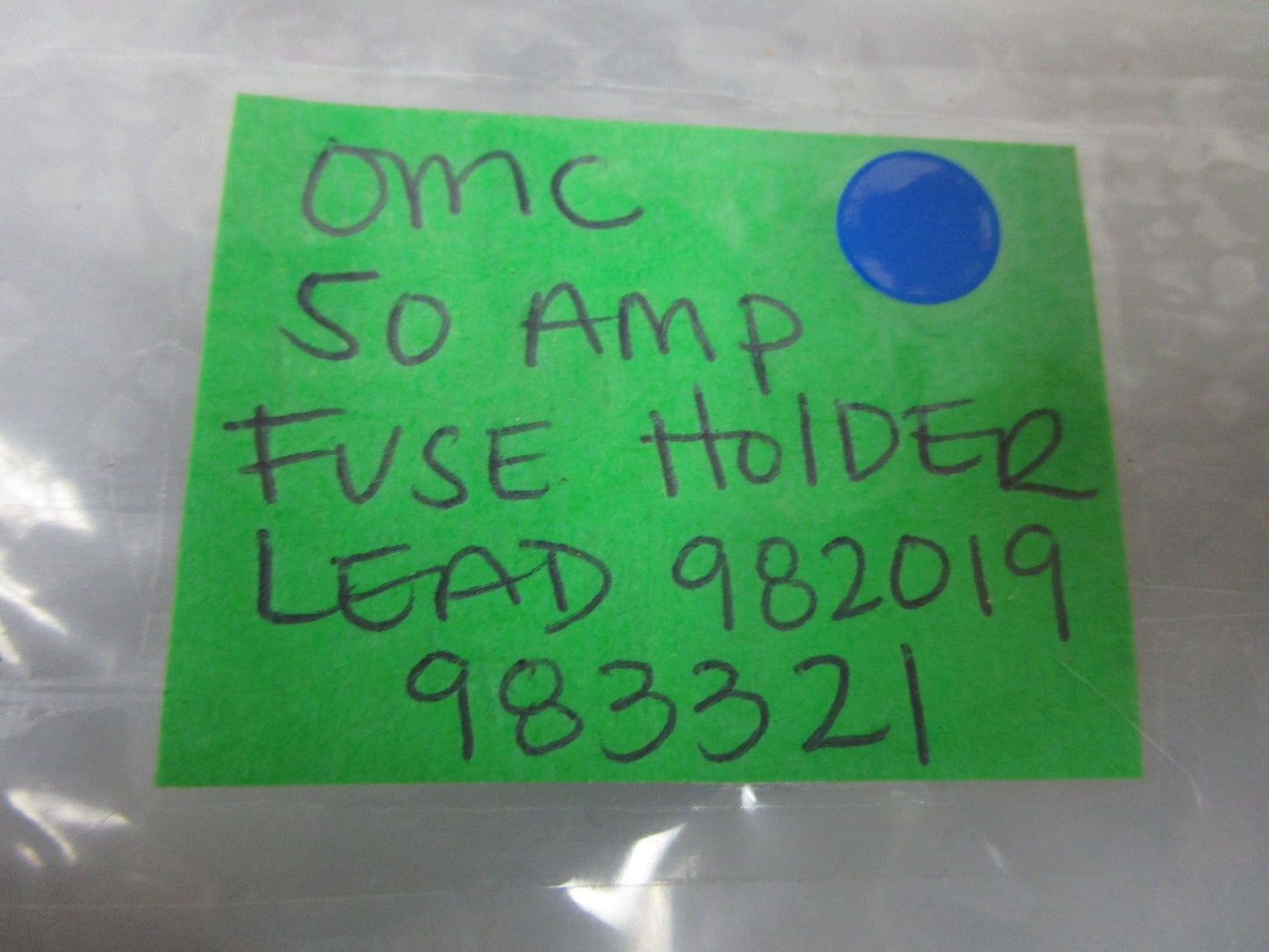 *NEW OEM* 0720 OMC Johnson Evinrude 50 AMP Fuse Holder Lead 982019 983321