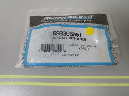 *NEW OEM* 0810 Mercury Quicksilver Retainer Spring 893385001